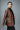 Women's Blazer Style Jacket made with Sheep Top Grain Nappa Leather in Brown Colour. Inner Lining is Silk Satin Material in Brown Colour. It has Brown Plastic Buttons.