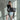 leather duffel bag black gym bag featured by women model