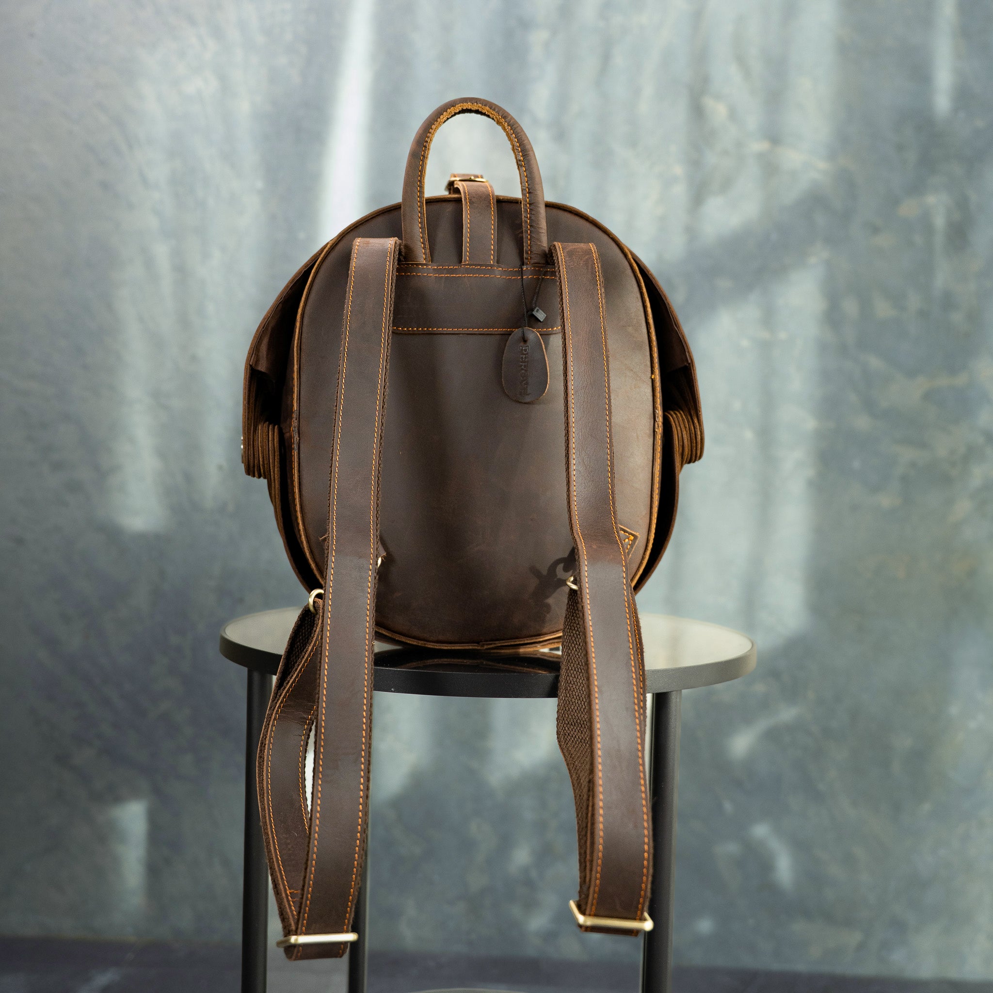 Sphere Backpack SPHERE - Peroye - Leather Backpack – PEROYE