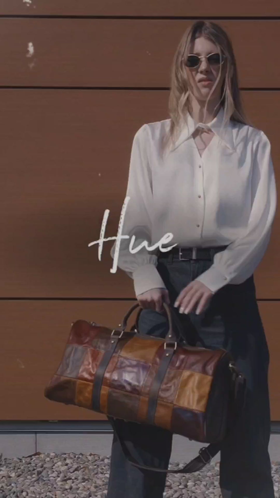 brown unique style colorful leather duffel bag cow leather stylish for women and men gym bag weekender bag